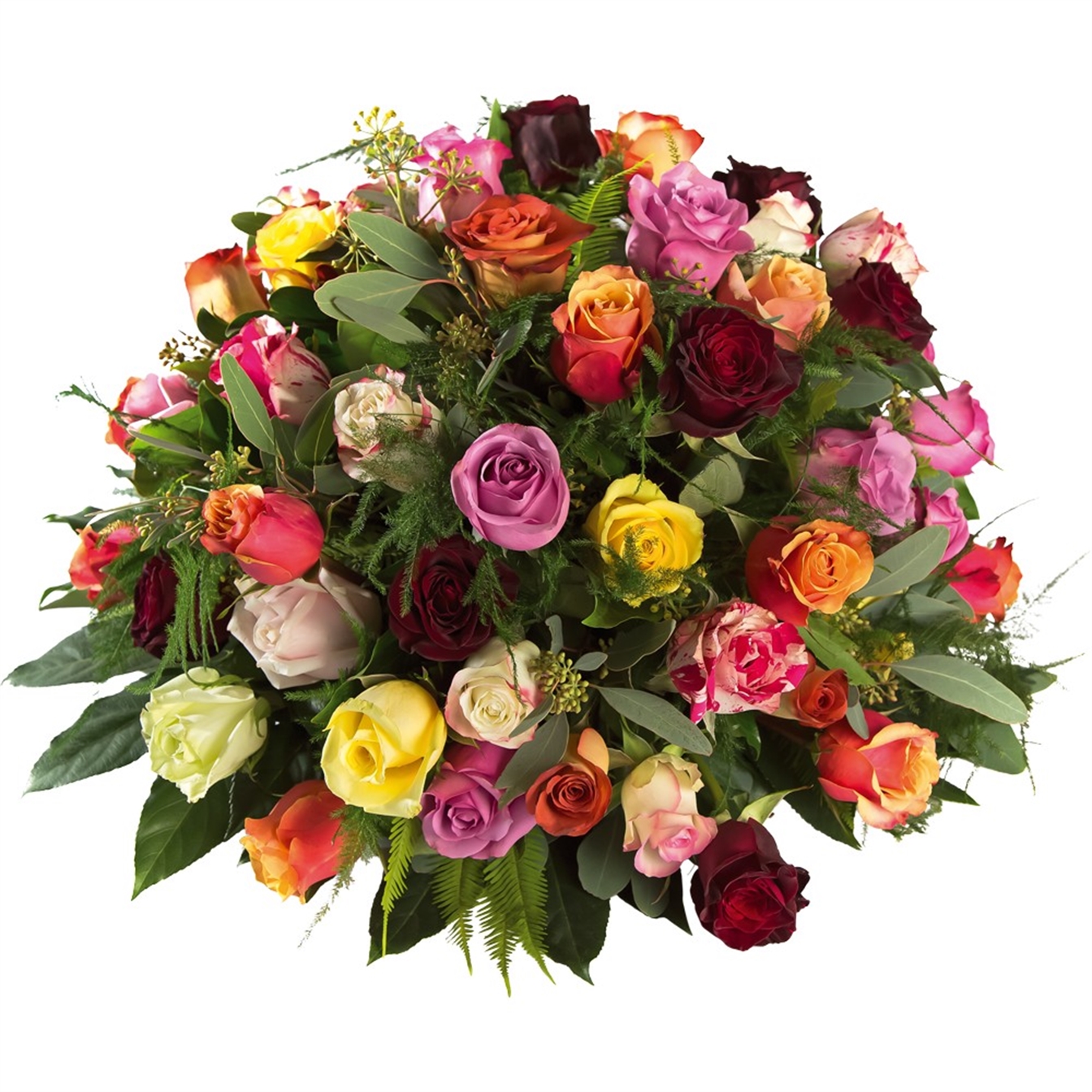 Biedermeier Gemengde grote rozen Biedermeier Gemengde grote rozen